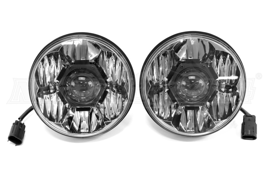 Kc Hilites Headlight Gravity Led Pro Headlight Pair Jeep